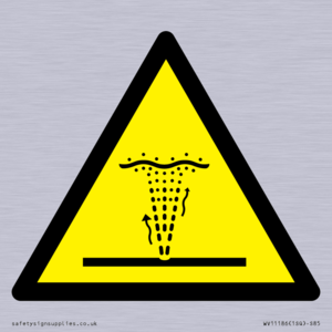 W515 Warning: Geyser (water/air) water jet